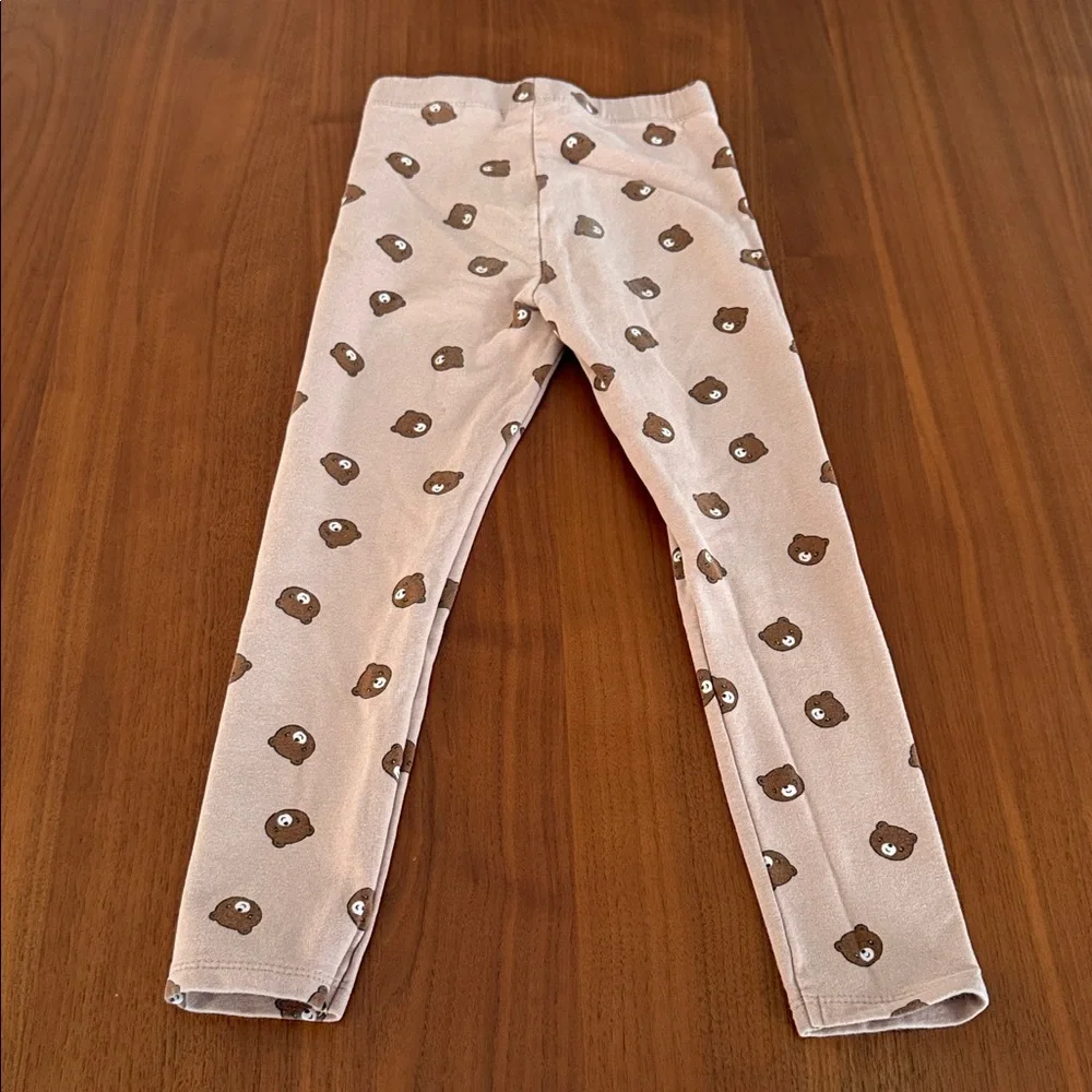 Zara Kids Light Brown Bear Pattern Sweatshirt